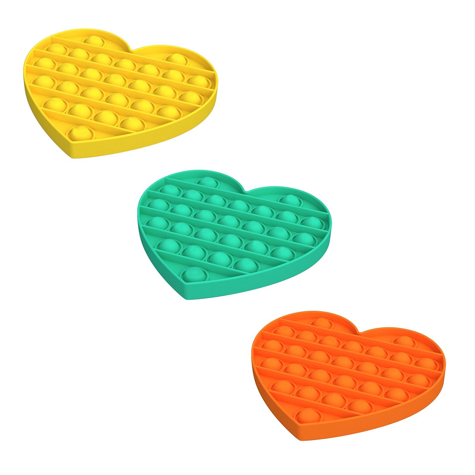 Push Bubble Sensory Toy Autism Special Needs Stress Reliever Helps Relieve Stress And Increase Focus Soft Squeeze Toy: B