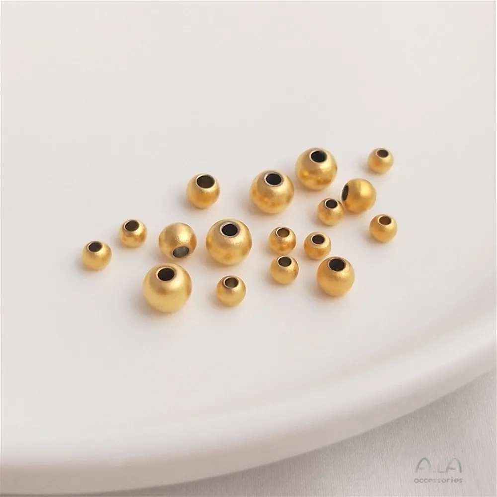 14K Gold Wrapped Kleine Gebroken Goud Kralen Driehoekige Spacer Diy Armband Hoofddeksel Handgemaakte Kralen