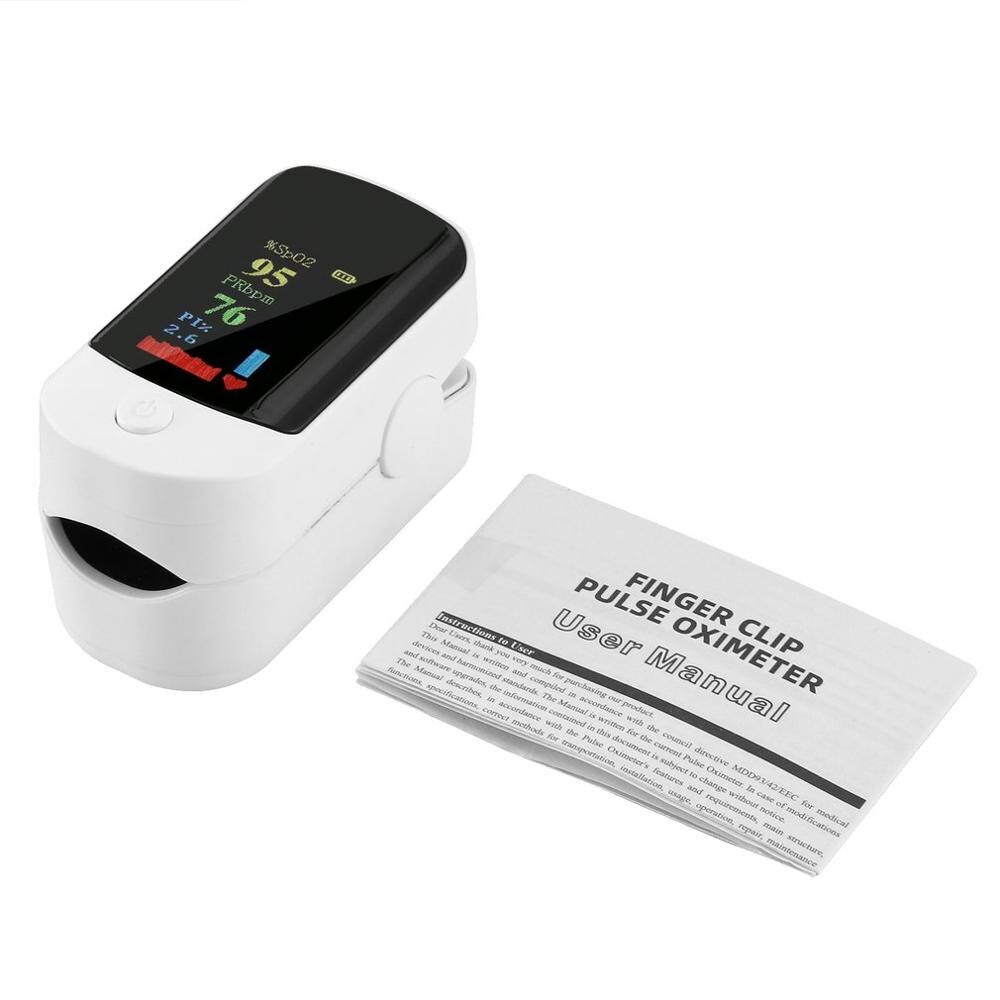 Finger Pulse Vingertop Oled Oximeter SPO2 Pr Pi Rr... – Grandado