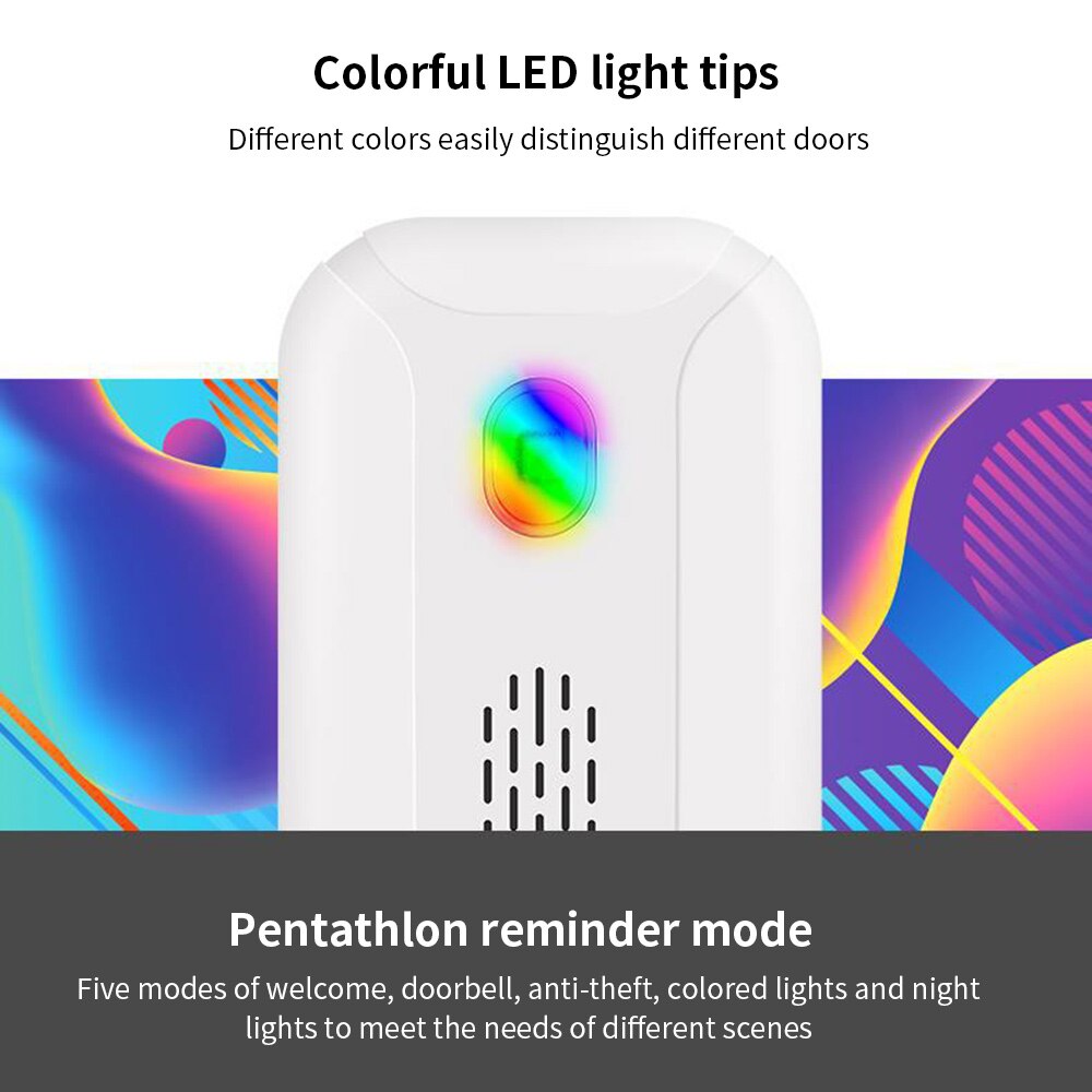 Wireless Doorbell Home Welcome Door bell Intelligent 280m Remote Door Bell Adjustable Doorbell Entry Motion Sensor Infrared