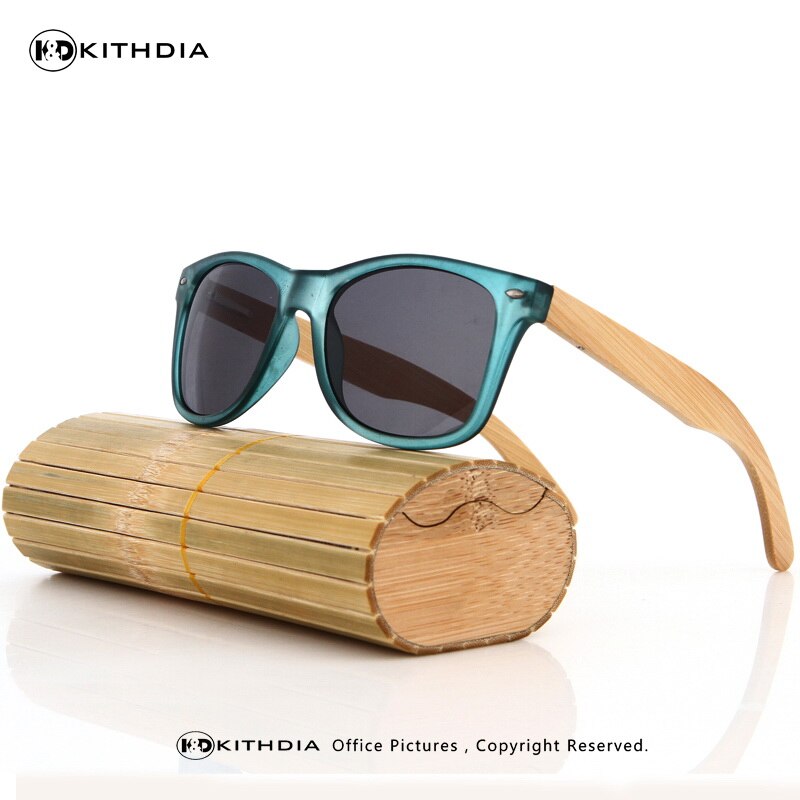 KITHDIA Hout Zonnebril Mannen Gepolariseerde Rijden bamboe Zonnebril Houten Brilmonturen Oculos De Sol Feminino: 15