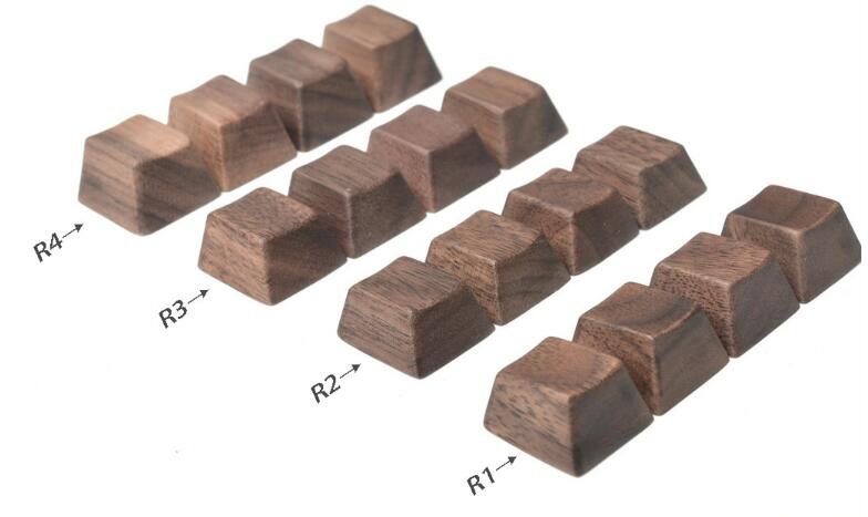 Wood keycap for mechanical keyboard walnut solid wooden keycaps spacebar Esc Cherry mx OEM