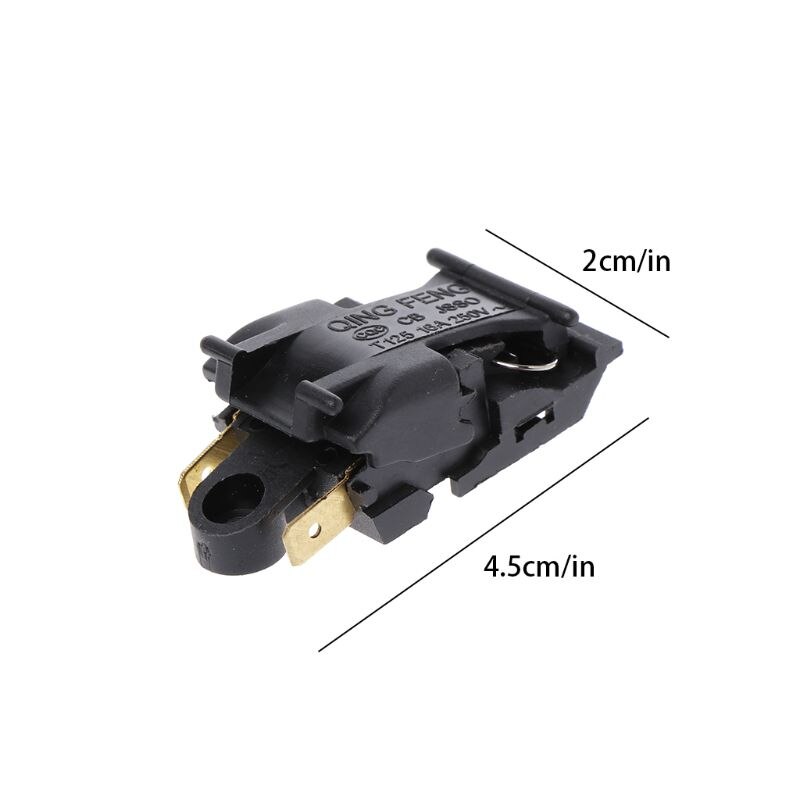 1PC 16A Elektrische Wasserkocher Thermostat Schalter 2 Pin Terminal Küchengerät Teile