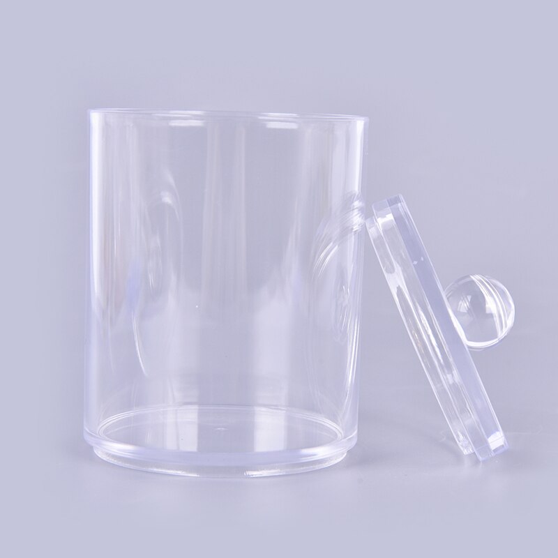 Acryl wattenstaafje make-up organizer opbergdoos draagbare container make-up wattenschijfjes houder cosmetica organizer