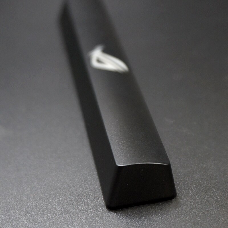 1pcs ABS custom personality backlit ROG keycaps for ducky ajazz Filco gaming mechanical keyboard cherry mx switch space key caps