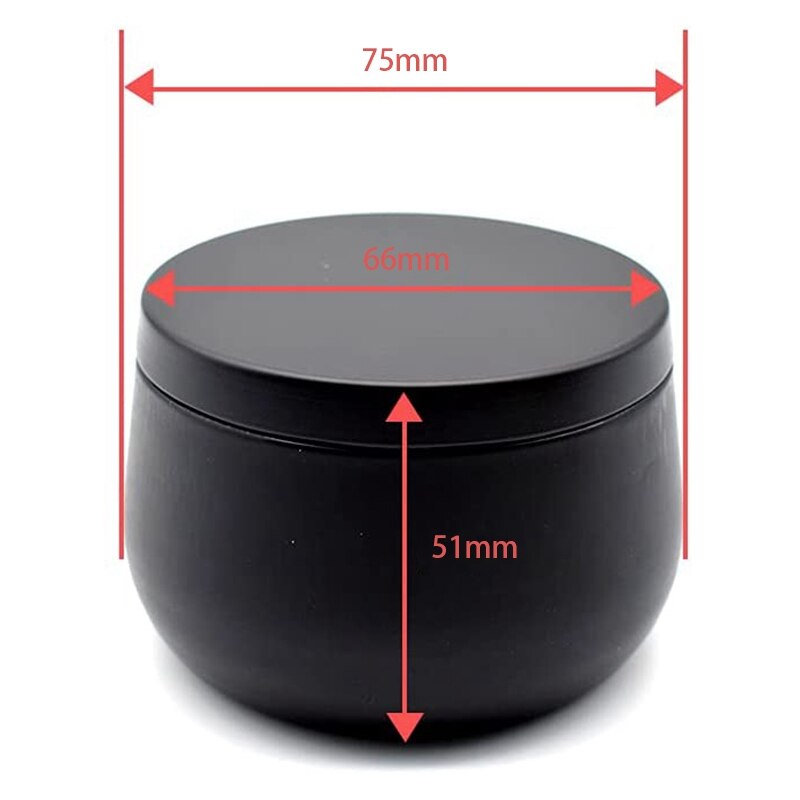 Lata de vela de 4 Oz, 12 Uds., contenedores para velas, latas de vela vacías con tapas a granel, tarros de vela
