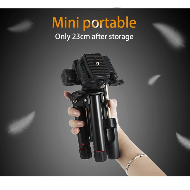 Bexin  ms19 portabelt stativ fotografering resestativ för canon nikon sony dslr/ildc kameror / max. ladda 5kg