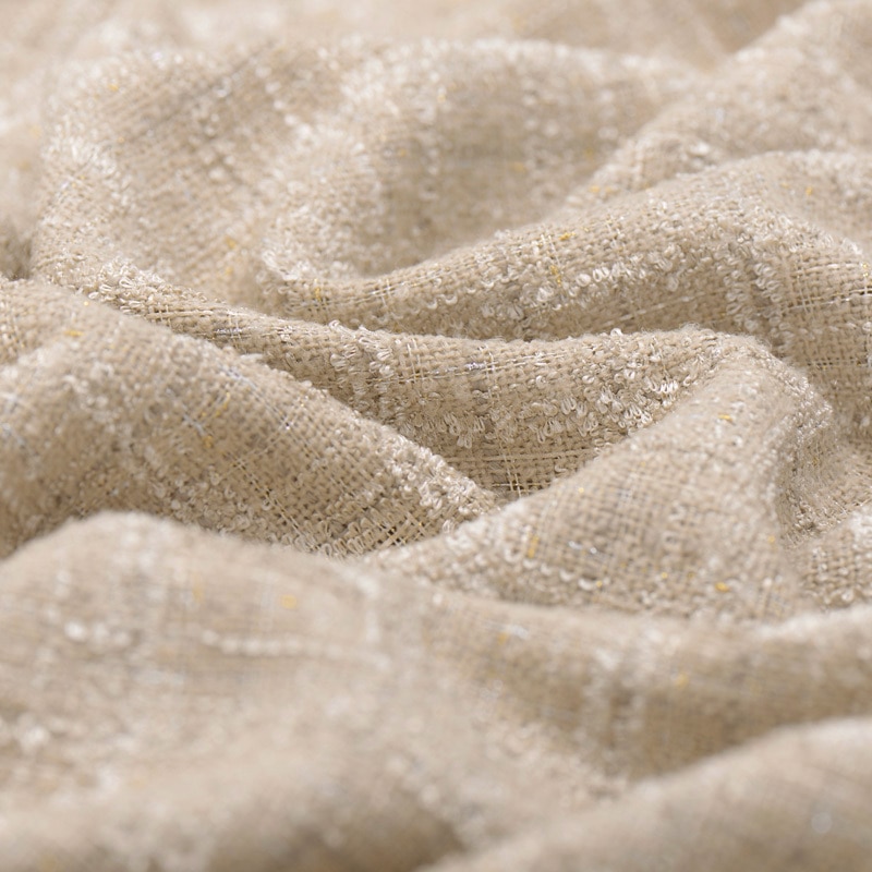 limitada, tela de lana viscosa importada para abrigo, tejido de lana de tweed para ventana francesa, tejido brillante para abrigo DIY de 6 m