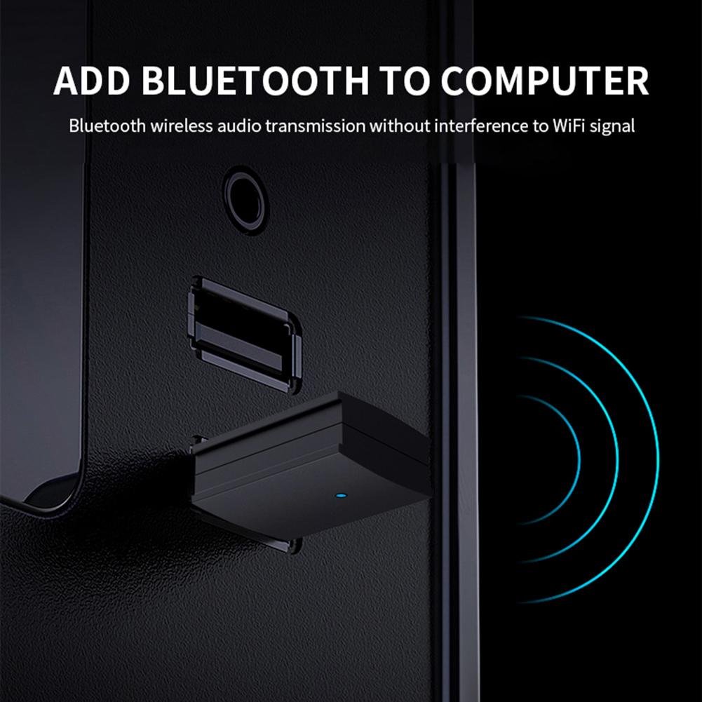 USB Bluetooth 5,0 receptor adaptador inalámbrico Bluethooth Dongle música Mini Bluetooth transmisor para iPod PC ordenador portátil