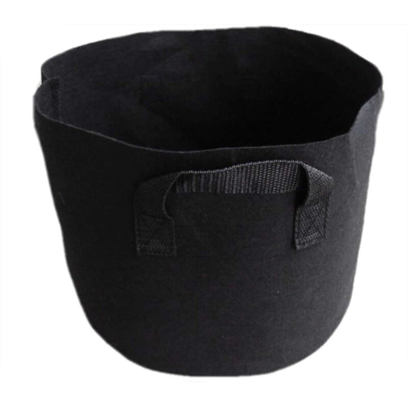 Non Woven Tree Fabric Pots Grow Bag Root Container Plant black hand with planting flowers nonwoven bags Grows Culture: 20cm