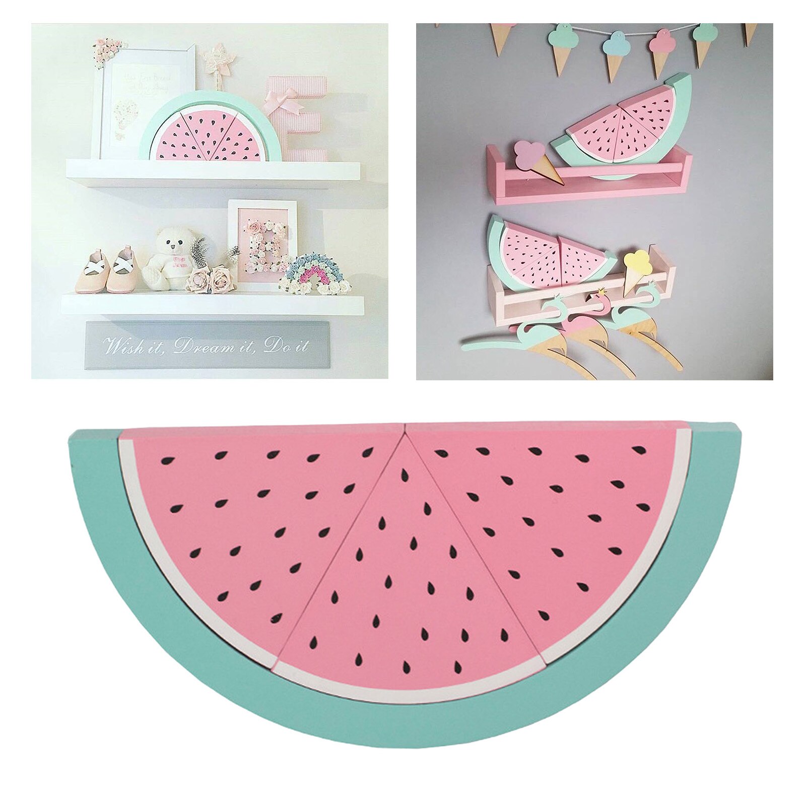 Hout Stapelen Speelgoed Vorm Bijpassende Watermeloen Stapelen Speelgoed Houten Rainbow Stacker Rainbow Speelgoed Voor Peuters Baby