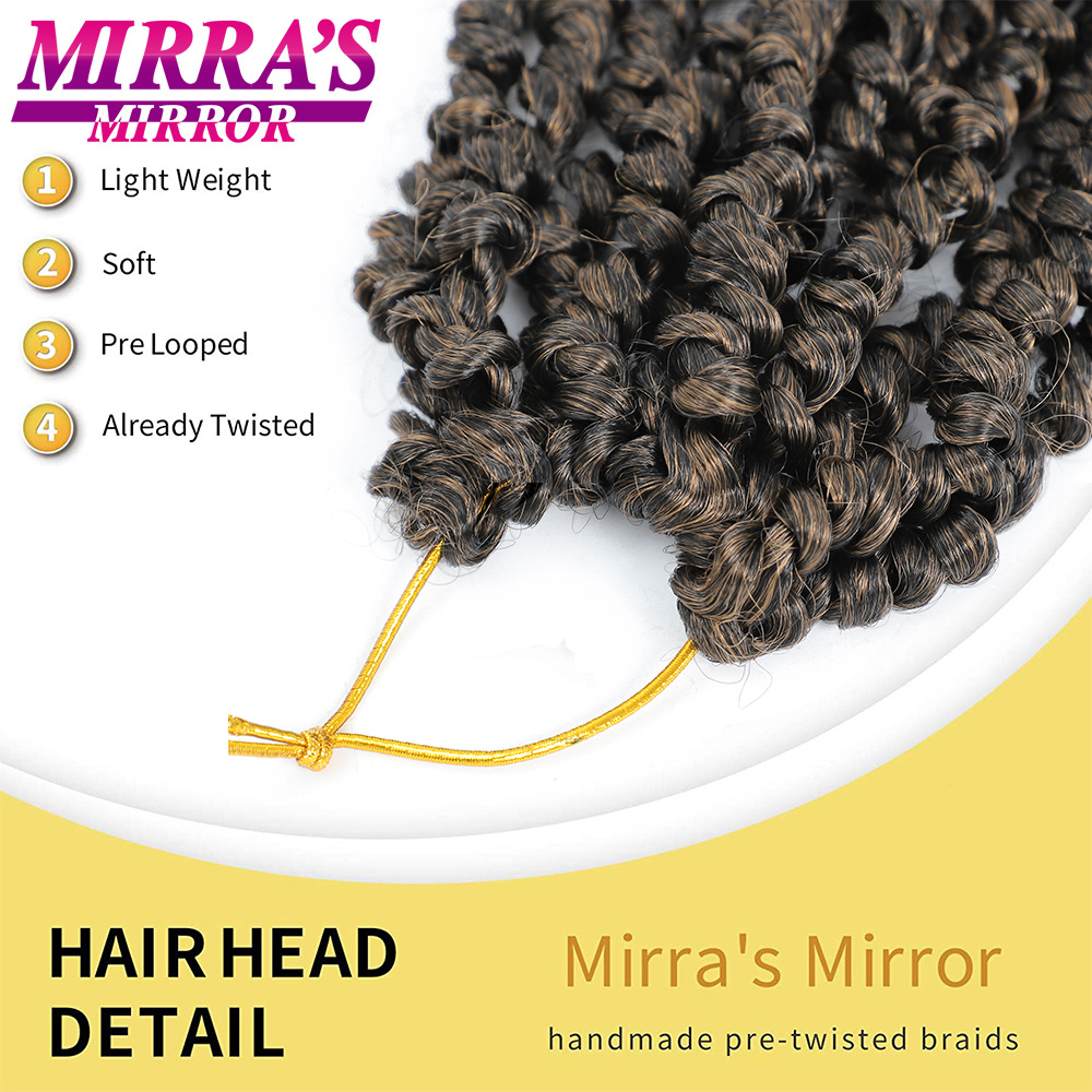 Bob corto Pre Twisted Passion Twist Crochet Hair 6/8 pulgadas trenzas de ganchillo pre-bucle para mujeres extensiones de cabello trenzado sintético