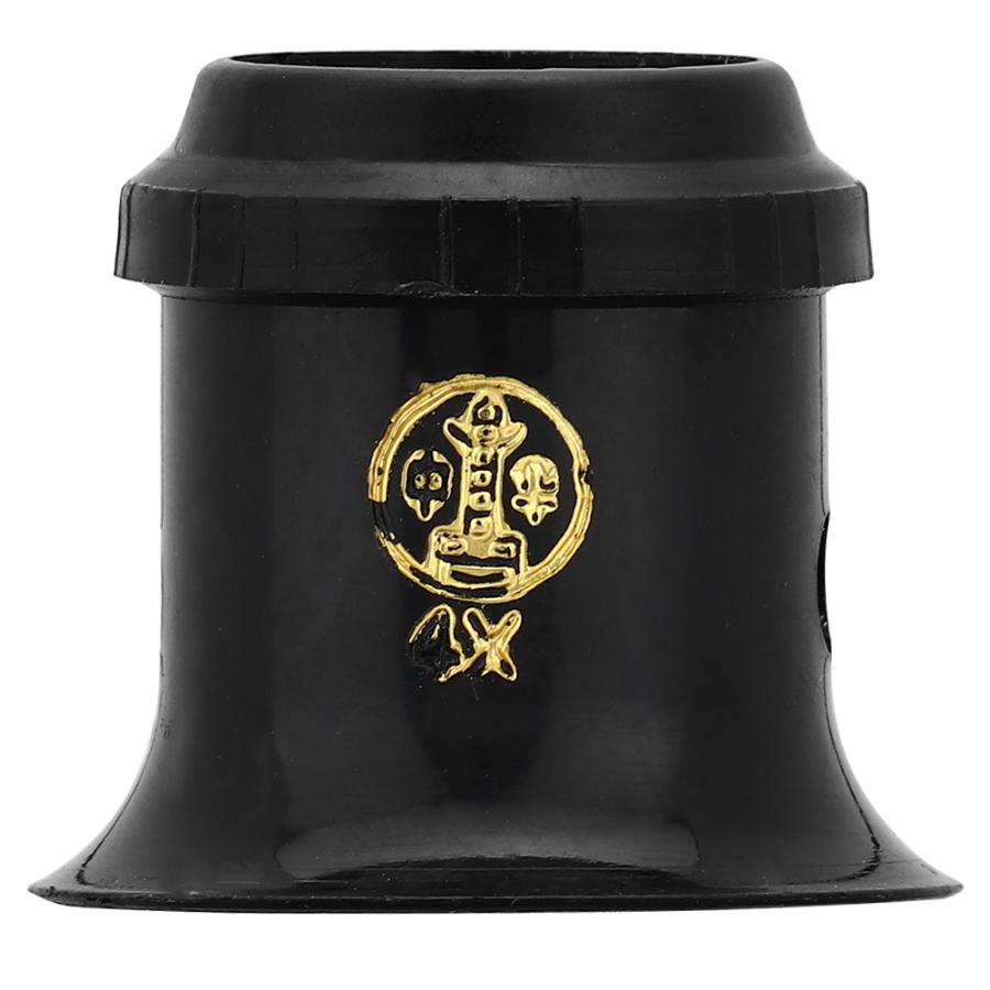 Lupa de ojo 3X 4X 5X 8X, herramienta de reparación de reloj, lupa de lente de lupa de cristal, herramienta de reparación de reloj para relojero c