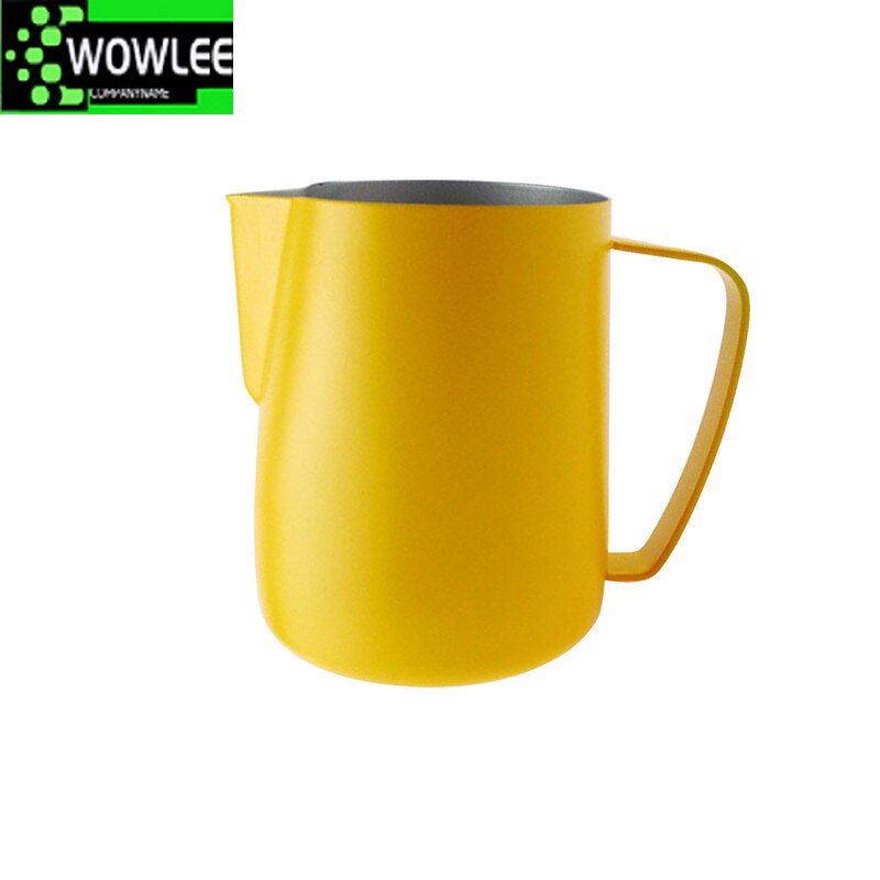 0.3-0.6L Milk Jug Stainless Steel Frothing Pitcher Pull Flower Cup Coffee Milk Frother Latte Art Milk Foam Tool Coffeware