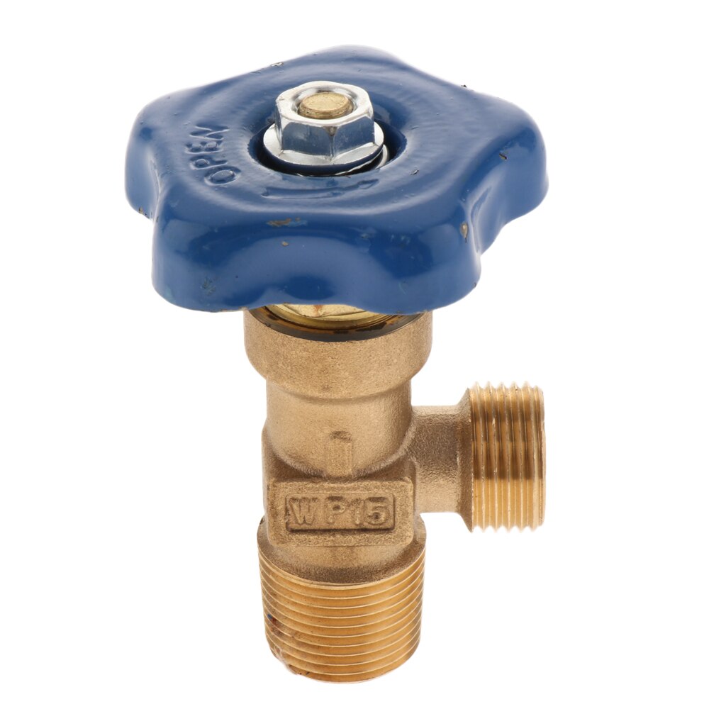 WP-15 Argon Gas Inert Gas Cylinder Valve Inert Gas Tank Valve Blue+Golden