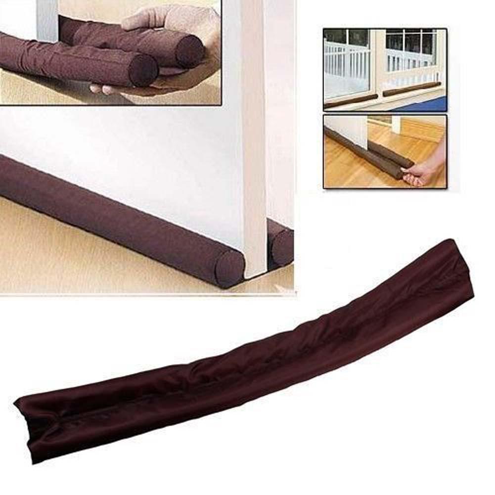 Guard Wind Dust Blocker Sealer Stopper Insulator Door Window Brown Interior or Exterior Doors and Windows Protecter Brown