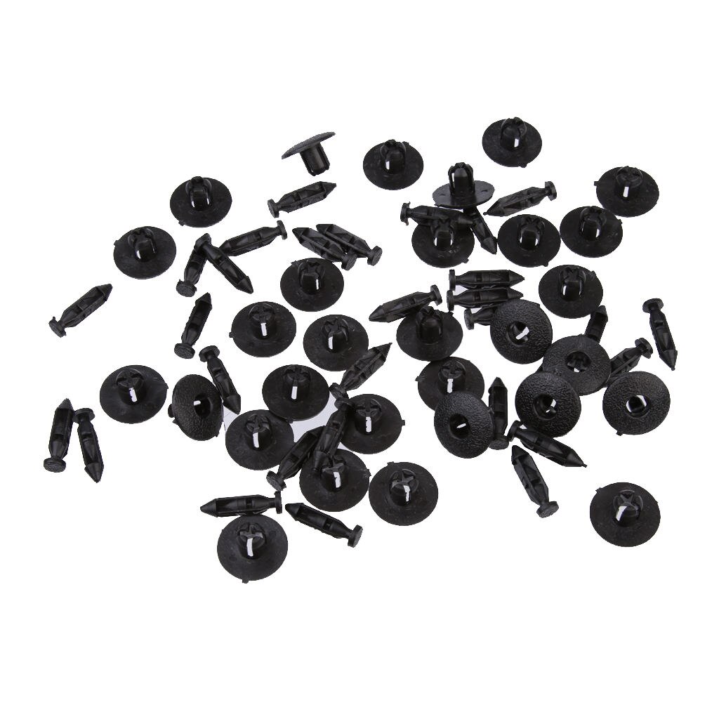 30pcs Bumper Radiator Mounting Bracket Plastic Clips Retainer Fastener For For Honda For Volvo For