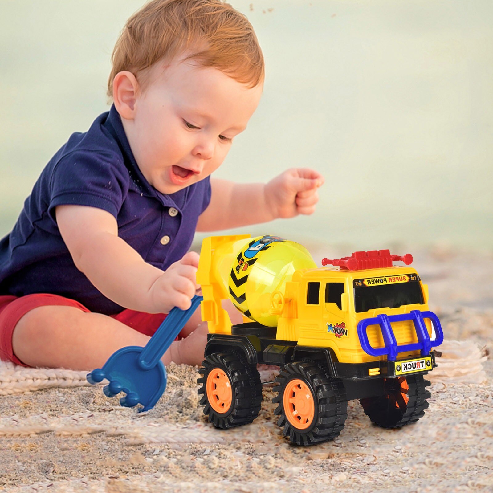 Outdoor Shipment Sand Car Baby Kids Beach Toy Engineering Vehicles Car Models Inertia Back Car Models Beach Sand Juguetes Playa