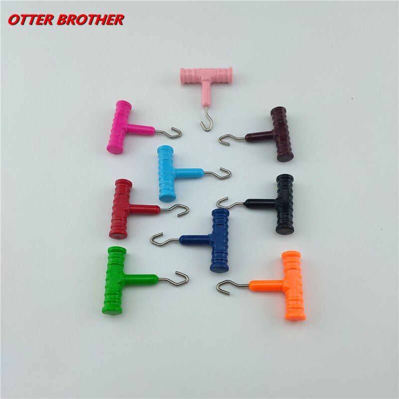 1Pcs Vissen Zee Rvs Knoop Puller Tool Rig Maken Karper Terminal Tackle Maken Accessoires