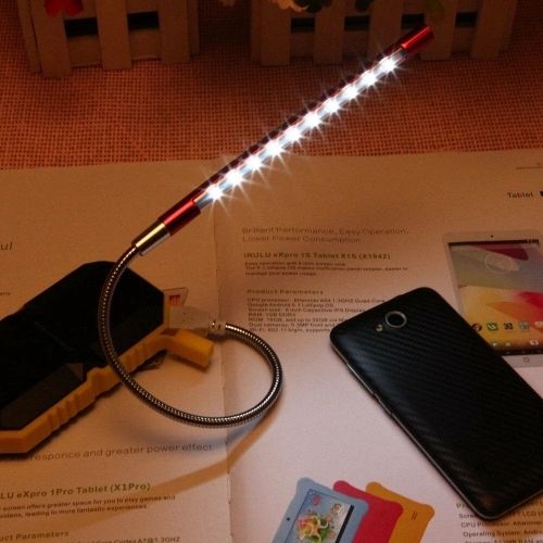 10 LED USB Keyboard Light Night Flexible Lamp for Reading Notebook Laptop