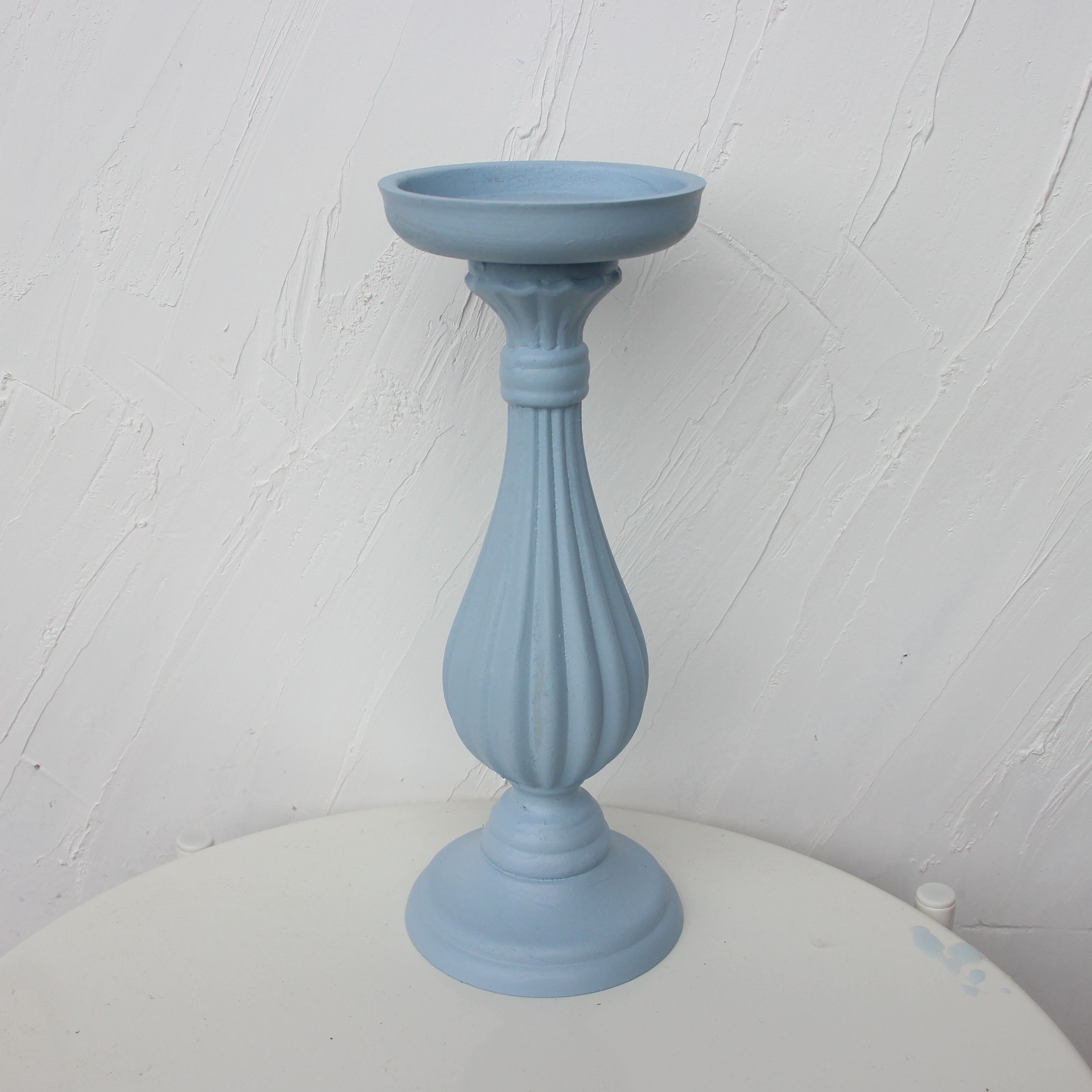 Wit Kandelaar Houten Creatieve Kandelaar Lade Kaarshouder Handgemaakte Tafel Desktop Decoratie Rustieke Bruiloft Decor: S / Blauw