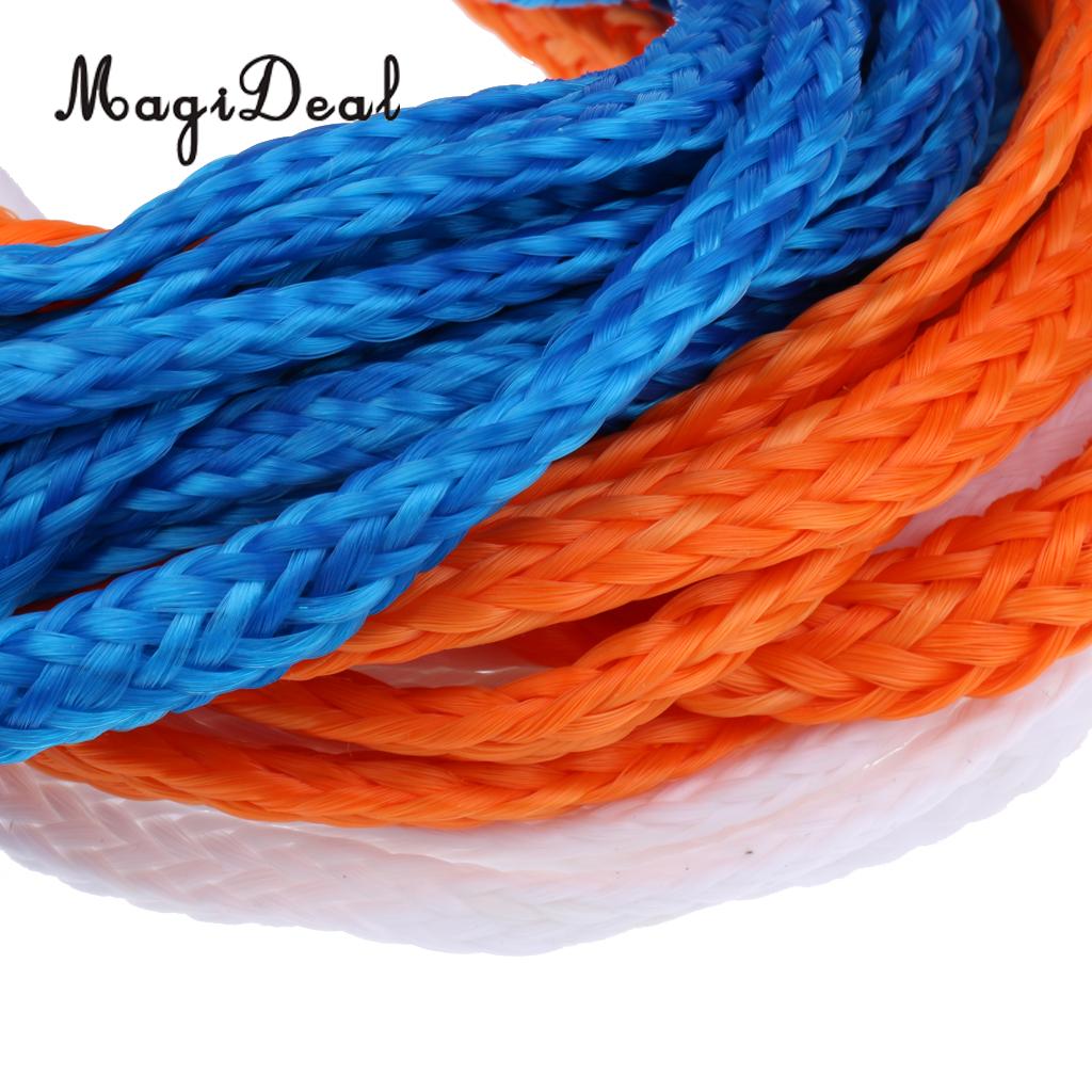 MagiDeal Safety Surfing Acces 23 Meters10mm Water Ski Wakeboard Rope with Handle Grip for Waterski Euquipment Leash Knee Line