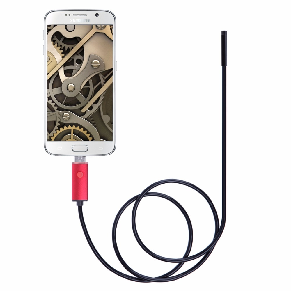 5.5mm 7/8mm 1M 2M 5M 10M USB Cable Waterproof 6 LED Android Endoscope 1/9 CMOS Mini USB Endoscope Inspection Camera Borescope