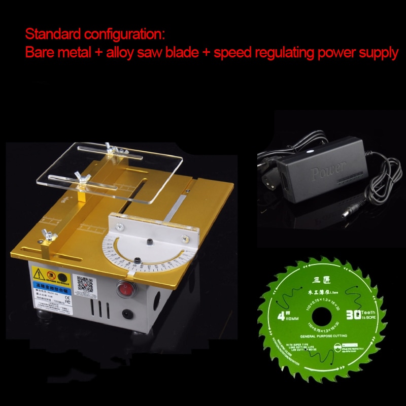 Mini Multifunction Table Saw Handmade Woodworking Bench Lathe Electric Polisher Grinder DIY Model Cutting Saw 7000RPM B12 Chuck