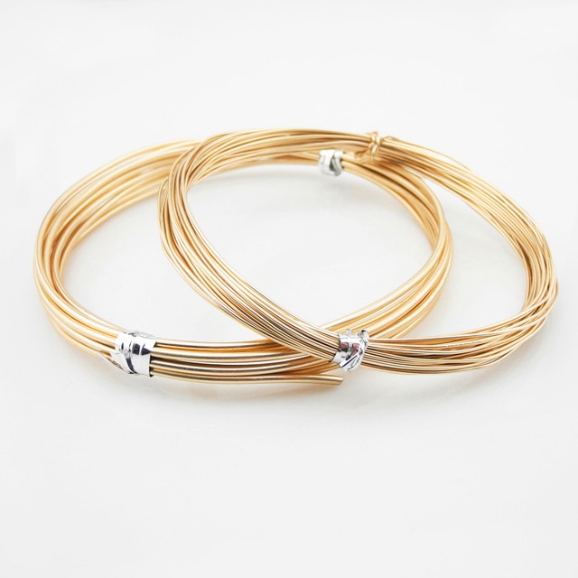 0.8mm 1mm 1.5mm 2mm Champagne Gold Silver Anadized Aluminum Wire versatile painted aluminium metal wire, Ni & Pb free