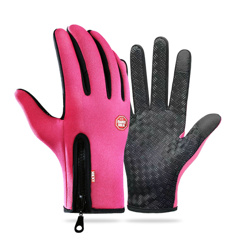 1 Piece of Sports Gloves, Outdoor Cycling, Skiing and Mountaineering Gloves, Autumn and Winter Touch Screen Non-Slip Gloves, Waterproof, Windproof and Warm Gloves