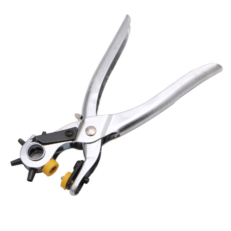 Leather Holes Punch Pliers Revolving Tool Heavy Duty Belt Hand Pliers Eyelet