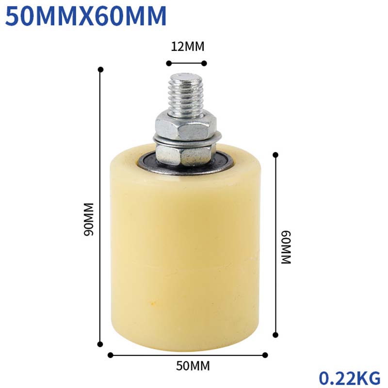 1 stk. pp stålrullelager føringshjul for skyveport