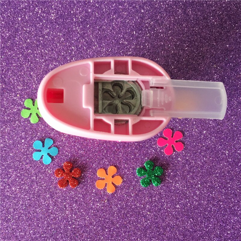 Forma de pétala 5/8 "(1.6 cm) papel eva espuma buraco socos cartão flores artesanais artesanato perfurador de scrapbooking