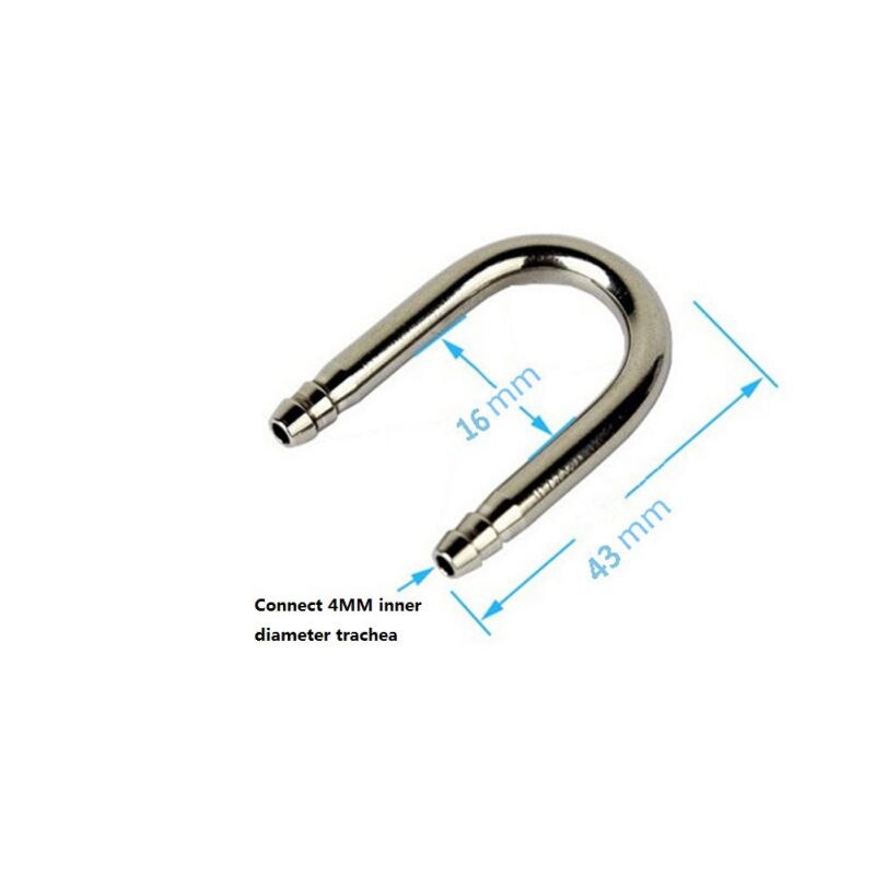 Aquarium U-Tube Bend Fish Tank CO2 Regulator Co2 System U-Shape Connector Diffuser Atomizer Air Pump Accessories: Default Title