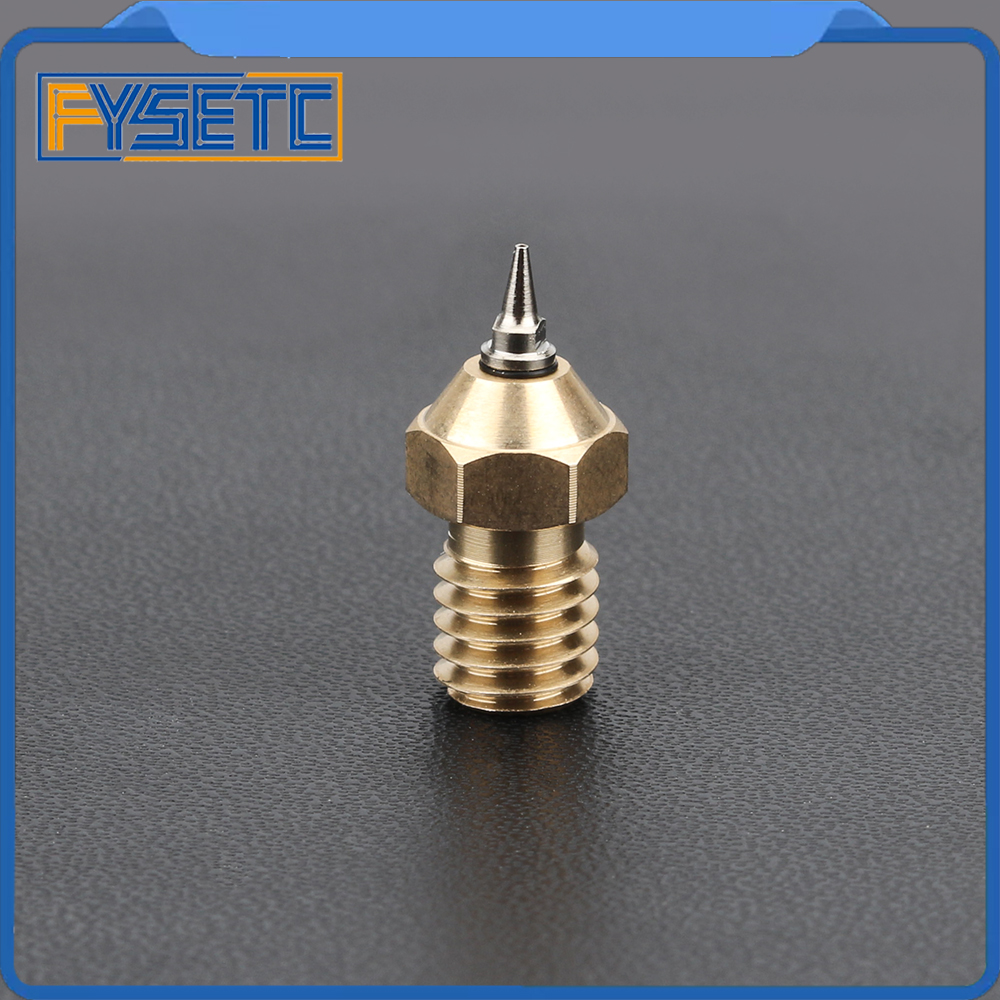 3D Drucker Teil 0,2/0,3/0,4/0,5mm Airbrush Düse Adapter Set Airbrush Düse Adapter Mit Düsen für V6 Hotend 1,75mm Filament