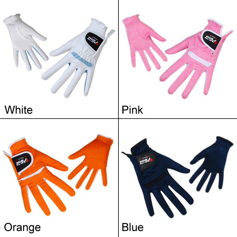 PGM 1 paire élastique gants de Golf dame gauche main droite réglable respirant femmes fibre tissu Sports de plein air doigt gants