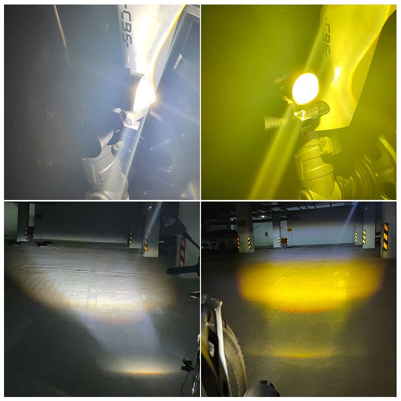 Mini projecteur LED Super lumineux L29, phare Tri-modèle de moto, lentille de voiture, ATV, feu de brouillard de conduite, projecteur auxiliaire