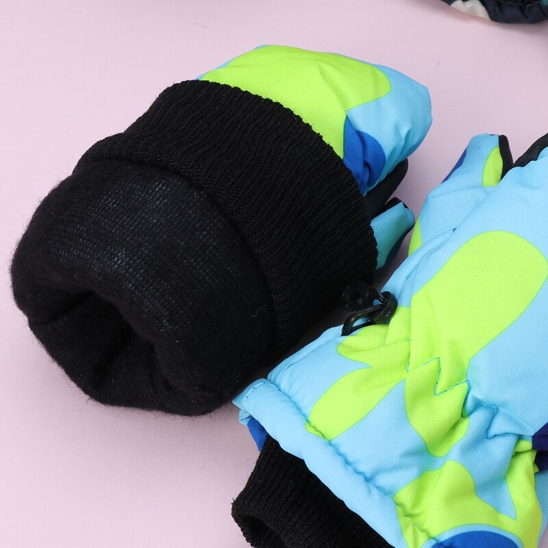 Manoplas cálidas impermeables para bebé, invierno, niño y niña, guantes para niños al aire libre