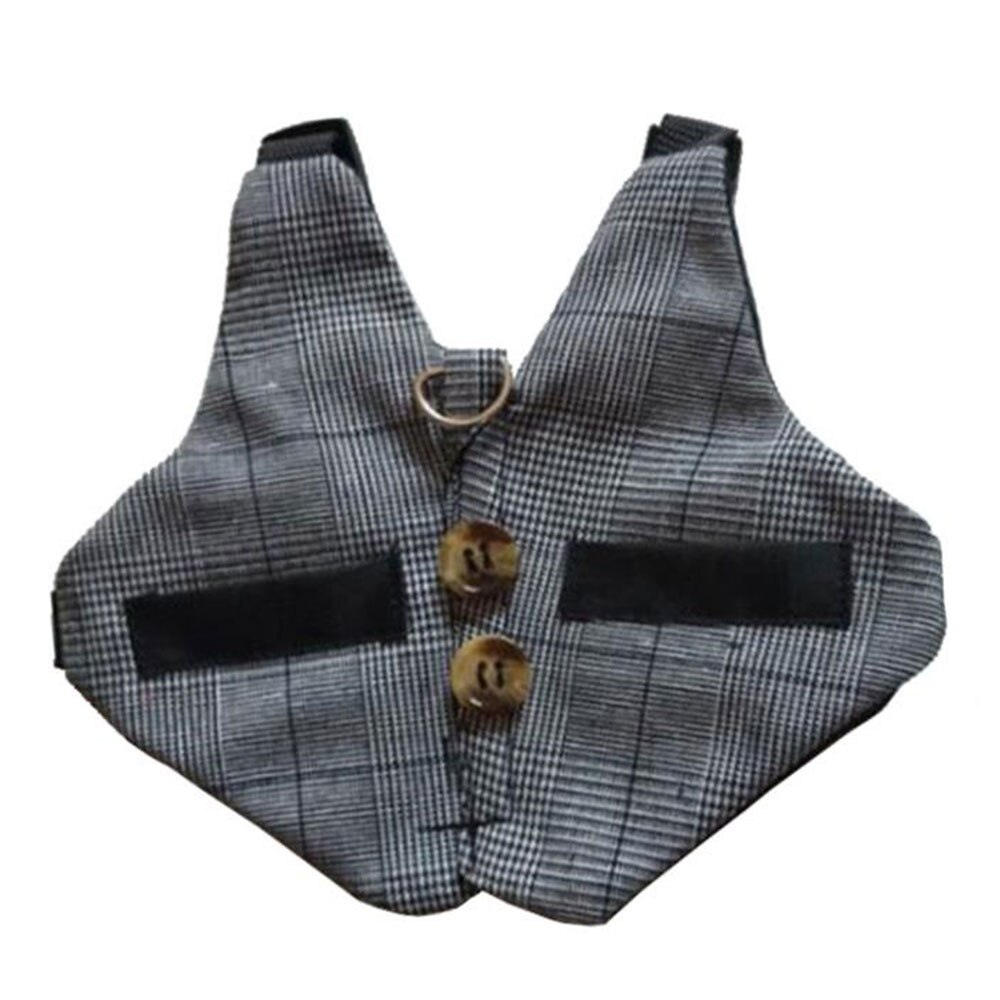 Huisdier multifunctioneel vest harnas tractie touw kit verstelbaar zacht harnas met knoop ornament voor konijn kitten kleine hond