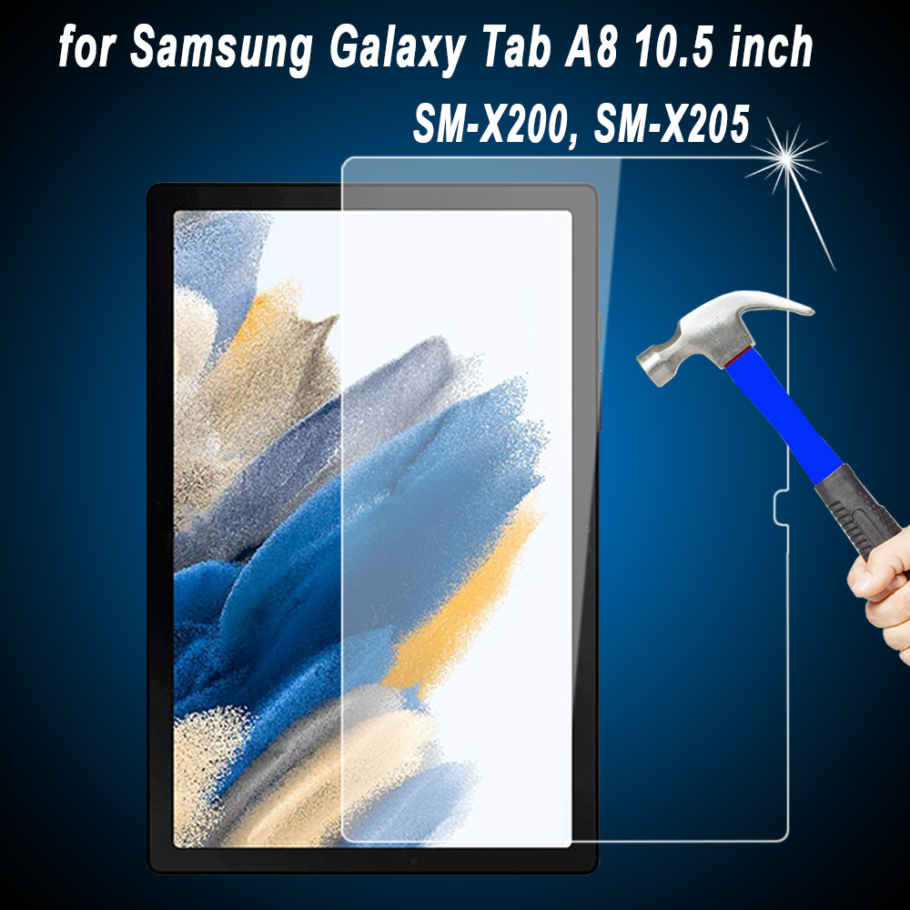 Gehard Glas Voor Samsung Galaxy Tab A8 Screen Protector Voor Samsung Tab A8 10.5 Inch SM-X200, SM-X205 Clear Screen Film
