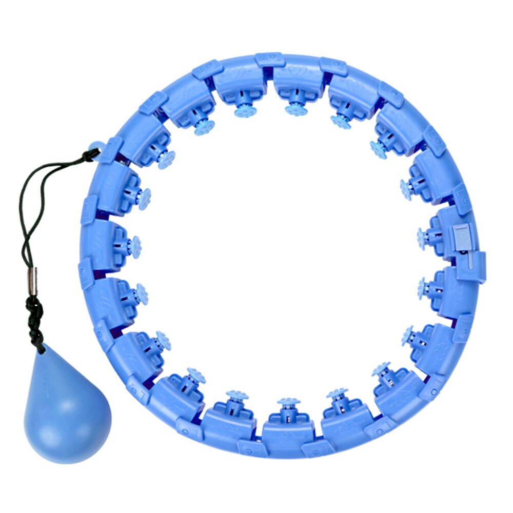 Intelligente De remise en forme Sport Cerceau Réglable Mince Taille Exercice Détachable Cercles de Massage Équipement De Conditionnement Physique À La Maison Taille Formation Directe: Bleu