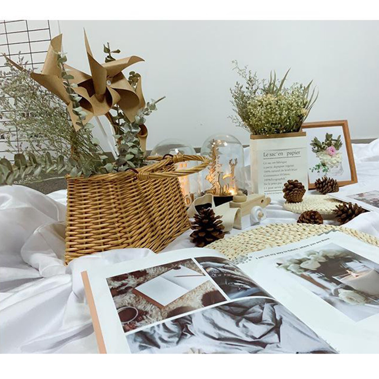 3 Pack Pinwheel Kraft DIY Pinwheels for Garden Wedding Birthday Party Decor