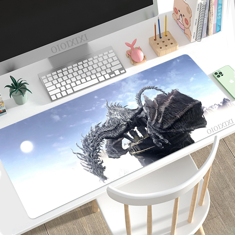 Dark Souls Mouse Pad Gamer XL Computer Custom HD Mousepad XXL Desk Mats Carpet Office Soft Mice Pad Desktop Mouse Pad: 80x40 cm / ROYAL BLUE