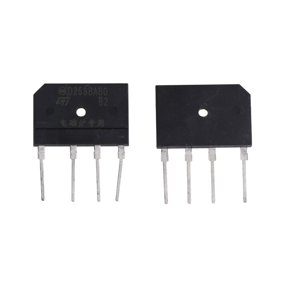 Pont redresseur électrique monophasé Original D25SBA80 à 4 broches pour redresseurs de pont de cuisinière à Induction 4 pièces