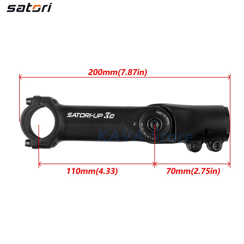 SATORI UP3e Adjustable Increase height Bicycle Stem Riser 31.8mm*110mm UP2 Mountain XC City folding E-Bike Alloy Accessories