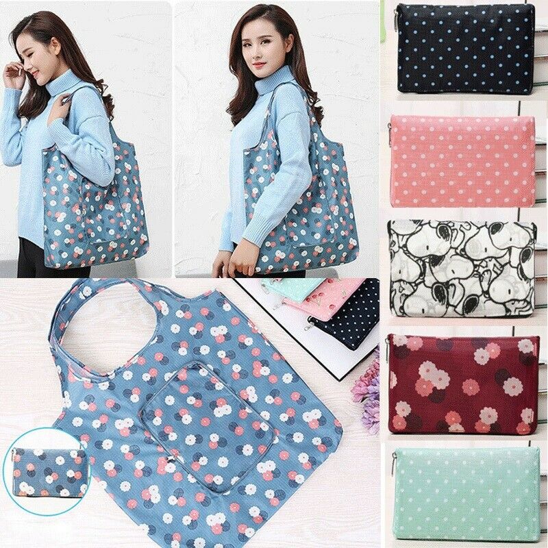 Cute Women Foldable Recycle Shopping Bag Eco Reusa Vicedeal 7652