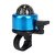 Cloche de vélo VTT boussole aluminium équipement de cyclisme accessoires corne alarme sonore alliage sûr clair: Bleu