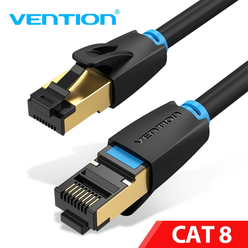 Ventie Cat8 Ethernet Kabel Rj 45 Netwerk Kabel Ftp Lan Kabel Cat 7 RJ45 Patch Cord 2 M/3 M/0.5 M Voor Router Laptop Kabel Ethernet