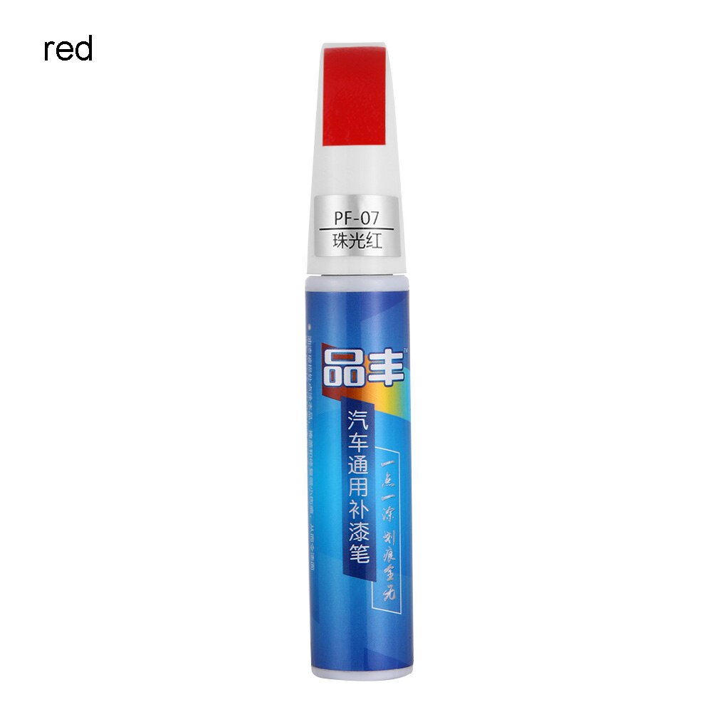 Pluma de Pintura transparente para reparación de arañazos, resistente al agua, para coche, más colores: Rojo