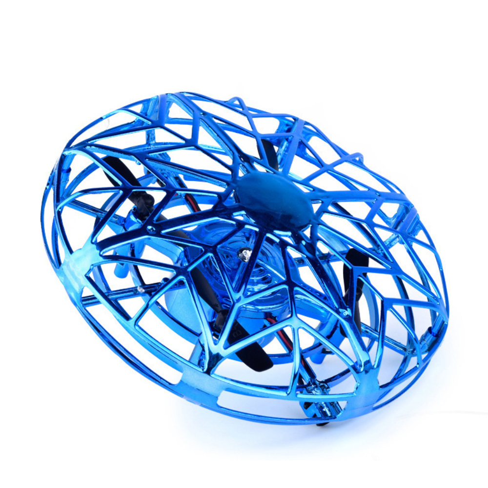 Induction Suspension UFO Aircraft Flying Toys Gesture Sensor Smart Flying Saucer with LED Lights Mini Aircraft play